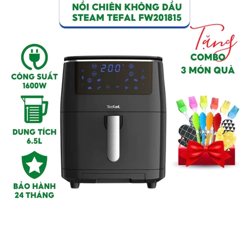 Nồi chiên không dầu Tefal FW201815 - Dung tích 6.5 lít - Công suất 1600W - Hàng chính hãng bảo hành 24 tháng