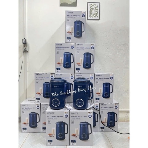 Máy Làm Sữa Hạt Mini Kalite KCB12B - Dung tích 1.2 lít - Công suất 980W - Hàng chính hãng bảo hành 12 tháng