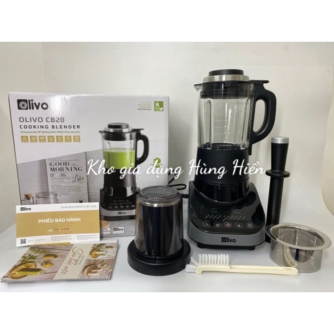 Máy làm sữa hạt OLIVO CB20 - Dung tích 1.75 lít - Công suất 2000W - Hàng chính hãng bảo hành 24 Tháng