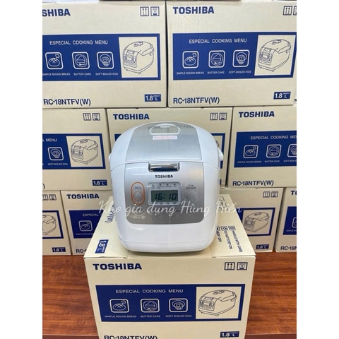 Nồi cơm điện TOSHIBA RC.10NMF/ RC.18NMF - Dung tích 1 lít/1.8 lít - Công suất 680W - Hàng chính hãng bảo hành 12 tháng