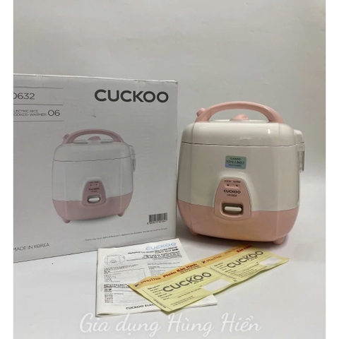 Nồi cơm điện Cuckoo CR-0632 - Dung tích 1 lít - Công suất 500W - Hàng chính hãng bảo hành 24 tháng