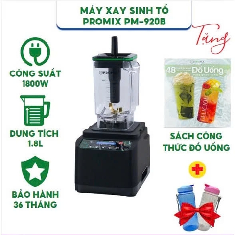 Máy Xay Sinh Tố Promix PM-920B - Công Suất 1800W - Dung tích 1.8L Bảo Hành Chính Hãng 36 Tháng