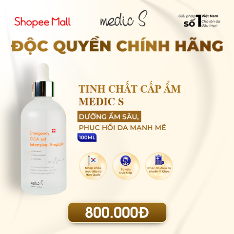 Phục hồi làn da căng mọng với Tinh chất cấp ẩm sâu MedicS