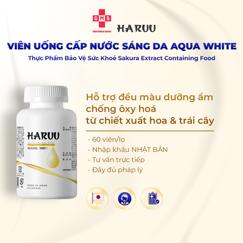 Viên uống Aqua White Haruu