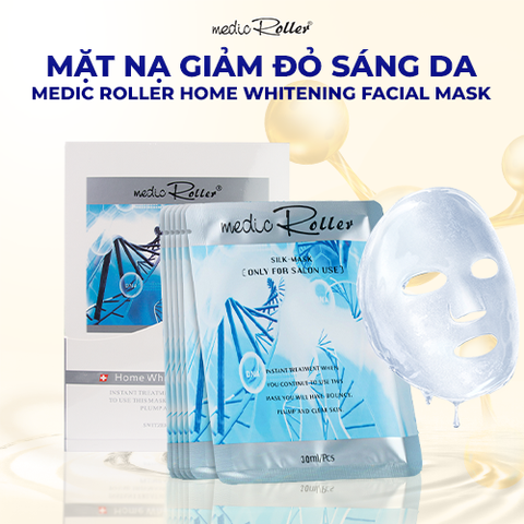 Mặt nạ giảm đỏ, sáng da Home Whitening Facial Mask Medic Roller