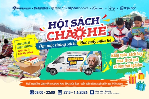 HỘI SÁCH CHÀO HÈ 2026 – Ôm một thùng sách, đọc mấy mùa hè