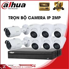 Trọn Bộ 6 Camera IP Dahua 2MP Chính Hãng – Giải Pháp Giám Sát An Ninh Toàn Diện