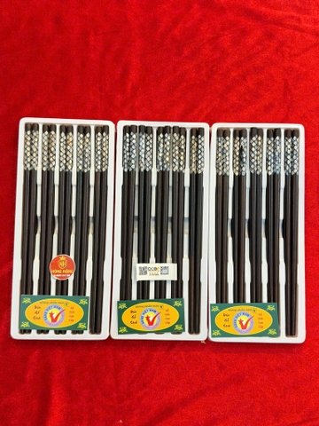 Đũa gỗ trắc khảm vảy rồng