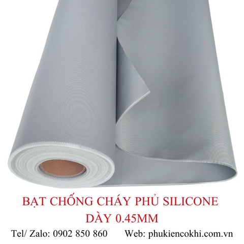 Bạt chống cháy phủ silicone