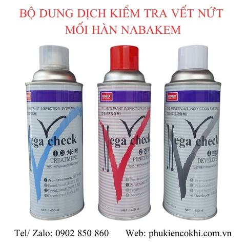 Dung dịch kiểm tra vết nứt mối hàn Nabakem Megacheck