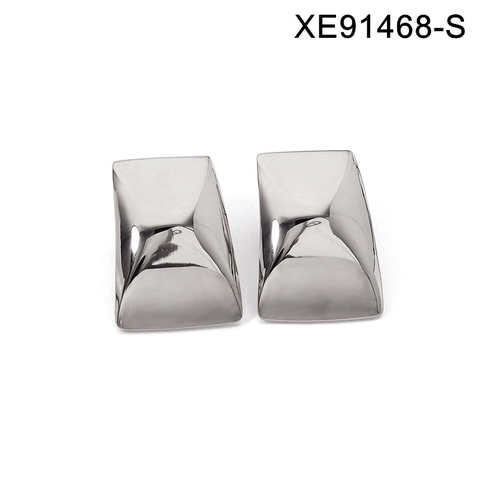Bông tai titan bạc chữ nhật 2600264