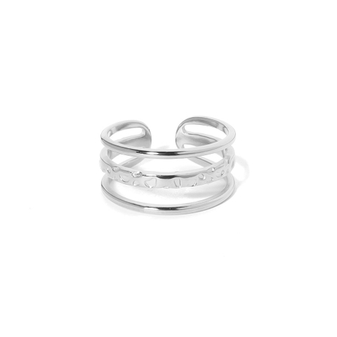 Nhẫn titan freesize màu bạc 2500866