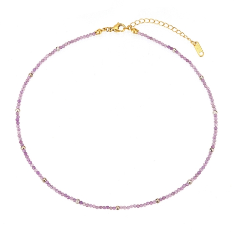 Dây chuyền chuỗi hạt tím 2500952