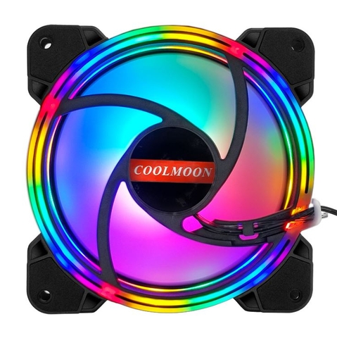 Quạt CASE led màu Coolmoon