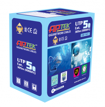 CÁP MẠNG CAT5E UTP 305M/THÙNG APTEK