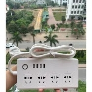 Ổ cấm kéo dài 4 cổng + 4 Cổng USB điều khiển qua Wifi Tuya