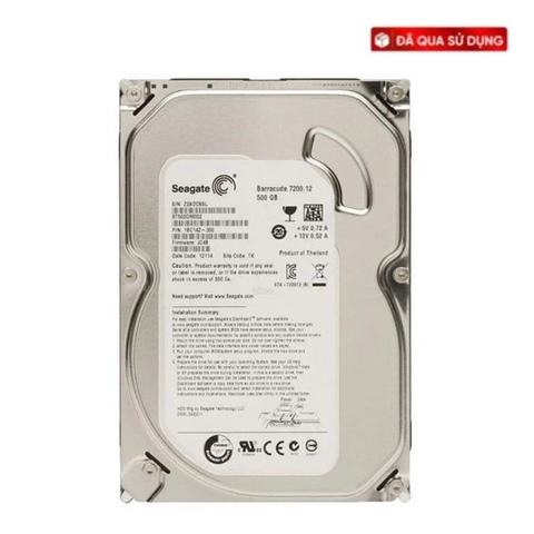 - Ổ 500g seagate cũ rã máy