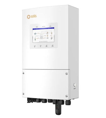 Biến tần inverter dùng trong hệ thống điện mặt trời Model : S6-EH1P6K-LPLUS, công suất 6KW 1 pha hiệu solis