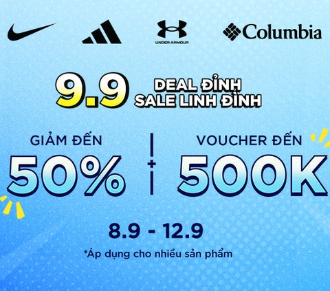 Double Day 9.9: Deal Đỉnh, Sale Linh Đình