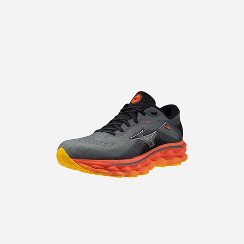 Giày Chạy Bộ Nam Mizuno Wave Sky 7 2E - Đen