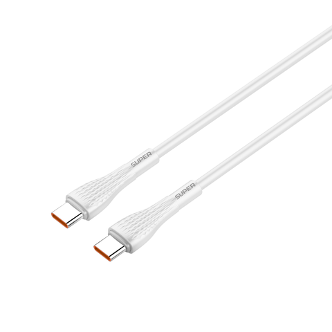 Cáp siêu nhanh SUPER LC671C Type-C (C-C) PD và QC 65W 1m