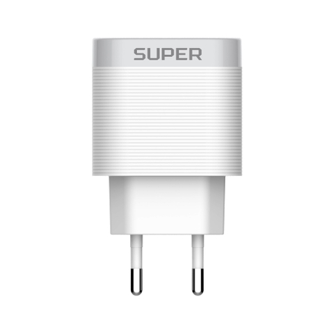Bộ sạc nhanh SUPER A303Q QC3.0 18W kèm cáp USB-Type C 1m