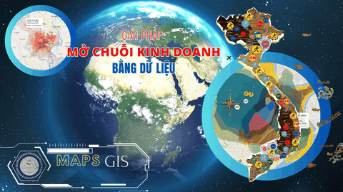 Bản đồ số Map - Gis - trong mở điểm kinh doanh
