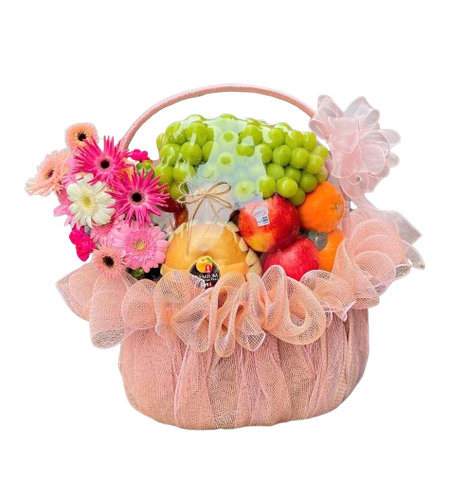 Xu hướng tặng quà mới: Giỏ trái cây và hoa