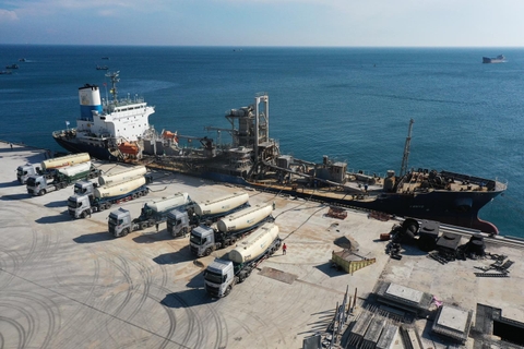 Loading and unloading goods