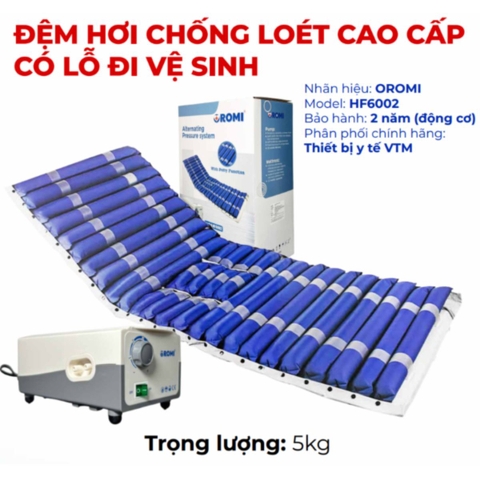 Đệm Hơi Chống Loét OROMI HF6002 (Khoét Bô VS)