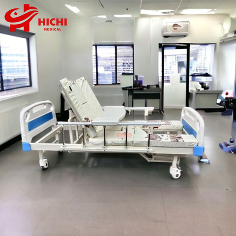 Giường Bệnh Nhân Lucass GB-C31 - Giường Y Tế 4 Tay Quay