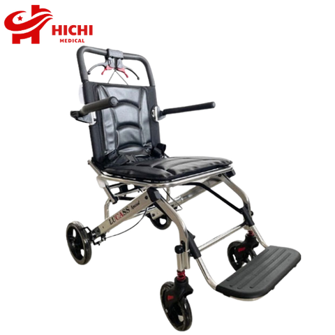 Xe Lăn Gấp Gọn Lucass X69, Xe Lăn Siêu Nhẹ, Siêu Nhỏ Gọn Đi Máy Bay, Xe Lăn Du Lịch