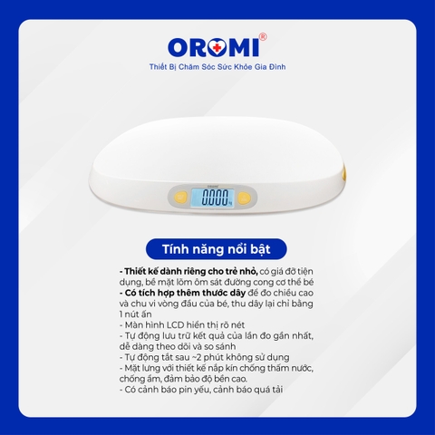 Cân Điện Tử Trẻ Em Kèm Thước Đo - ER7230