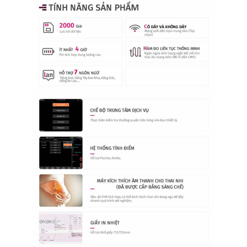 Máy Monitor Sản Khoa JPD-300P Sản Phẩm Xuất Khẩu Đức