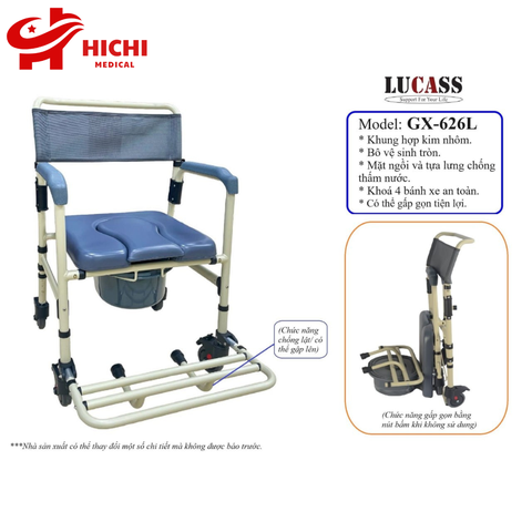 Ghế Bô Vệ Sinh Lucass GX-626L