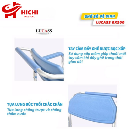 Ghế bô vệ sinh Lucass GX-200