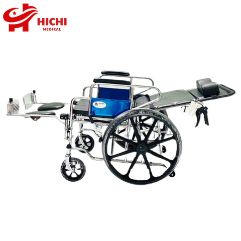 Xe Lăn Đa Năng Lucass X7B Vành Đúc Ngả Nằm Kèm Bô