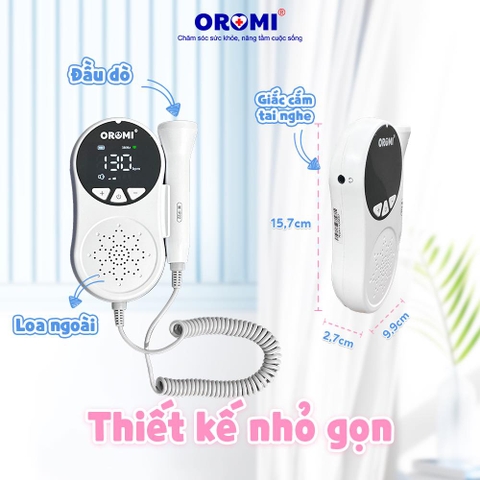 Máy Đo Tim Thai Cầm Tay | Màn Hình LED- 10A