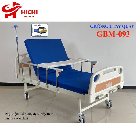 GIƯỜNG GBM-093 ,02 TAY QUAY KÍN