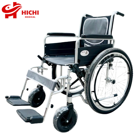 Xe Lăn Bánh Hơi Bệ Tỳ Tay Nâng Hạ Lucass X64L