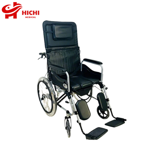 Xe Lăn Đa Năng Lucass X67 Có Bô, Ngả Nằm Khung Sắt Sơn New