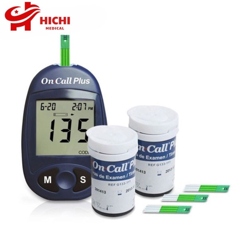 MÁY ĐO ĐƯỜNG HUYẾT ON CALL PLUS HIỂN THỊ CẢNH BÁO H1