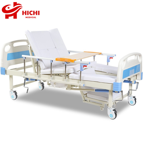 Giường Bệnh Nhân Lucass GB-C31 - Giường Y Tế 4 Tay Quay