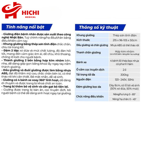 Giường y tế điện OROMI ZL-SYA2-II