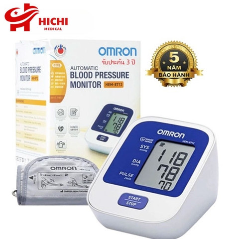 Máy đo huyết áp bắp tay Omron Hem 8712