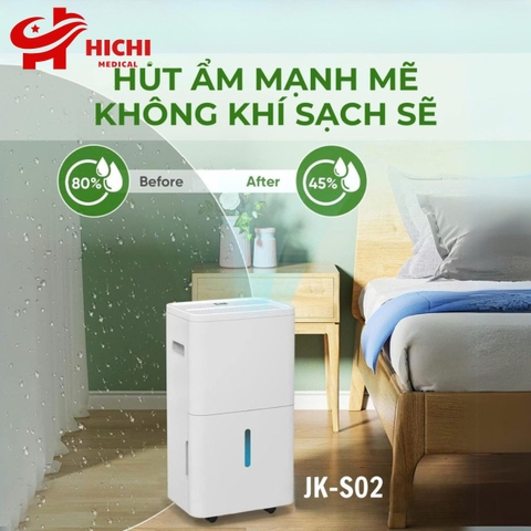 Máy Hút Ẩm Không Khí Oromi JK-S02 - Máy Hút Ẩm Công Suất 40L