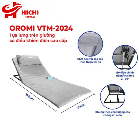 Oromi VTM-2024 Giường Nâng Hạ Tựa Lưng Điều Khiển Điện Cao Cấp