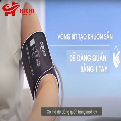 Máy đo huyết áp bắp tay tự động Bluetooth OMRON HEM-7156T