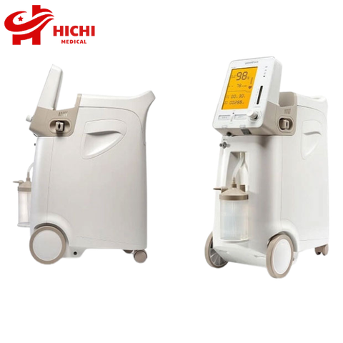 Máy tạo oxy Yuwell 9F-5AW 5L/phút Tích Hợp Đo SPO2 Và Nhịp Tim