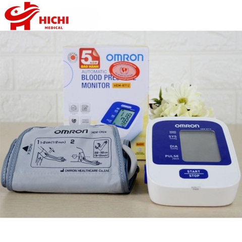 Máy đo huyết áp bắp tay Omron Hem 8712